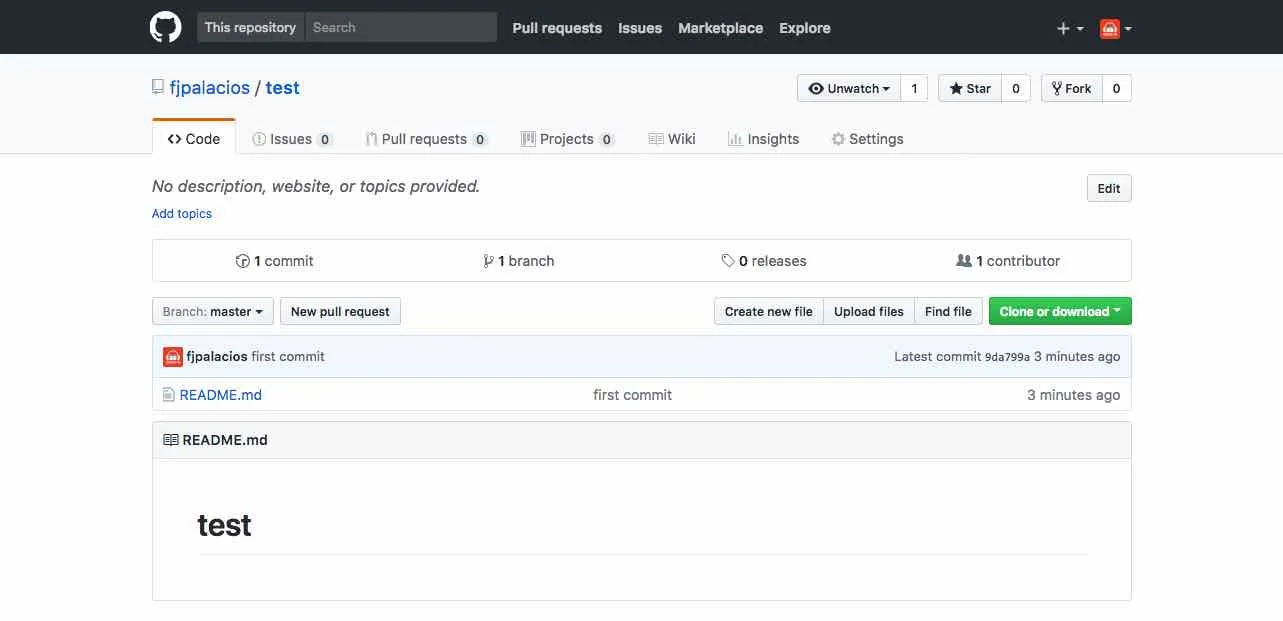 GitHub repository created